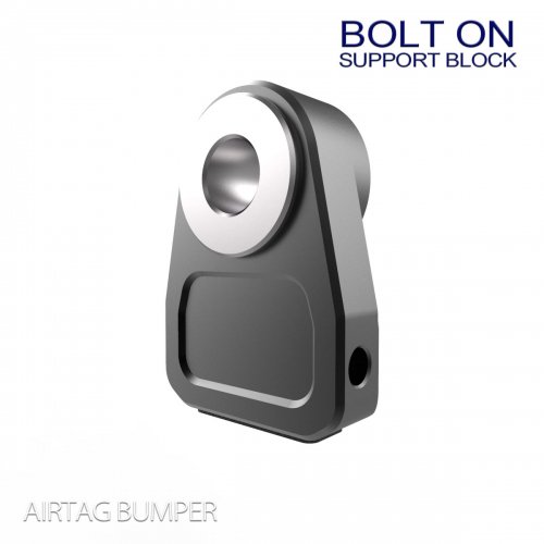 OPTION：BOLT on SUPPORT BLOCK for AirTag Bumper
