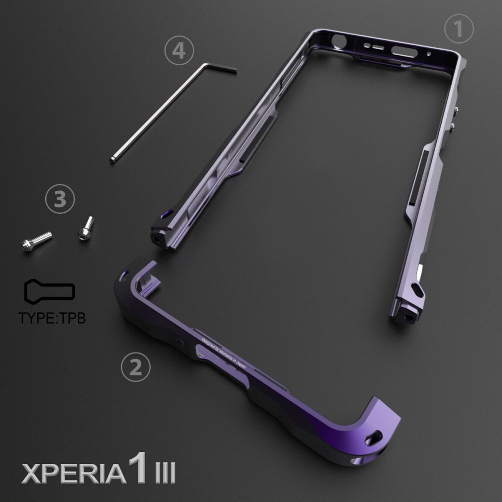 alumania/ EDGE LINE-Bumper for SONY: XPERIA 1 III (mark3)