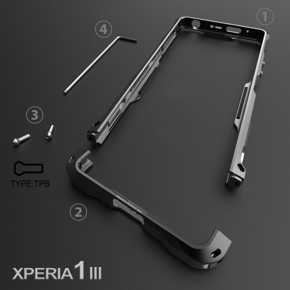 alumania/ EDGE LINE-Bumper for SONY: XPERIA 1 III (mark3)