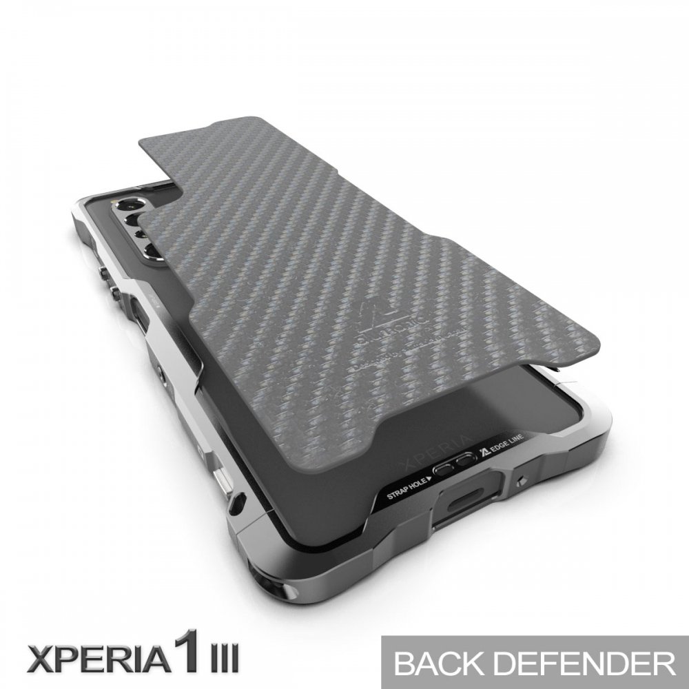 XPERIA 1 III (mark3) の背面保護パネル 「BACK DEFENDER」(SO-51B, SOG03 ,softbank)