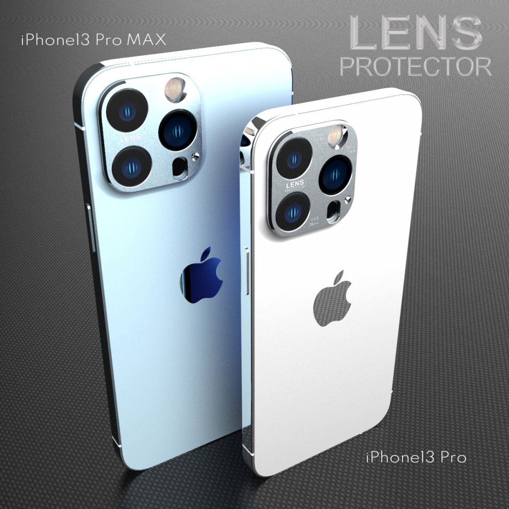 ストアー iPhone13 Pro ProMax カメラレンズ プロテクター レインボー