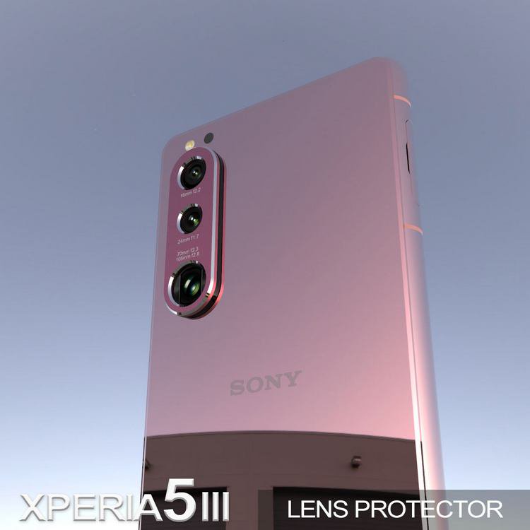 レンズプロテクター 【XPERIA 5 III専用】 背面側カメラレンズ表面保護フルビレット