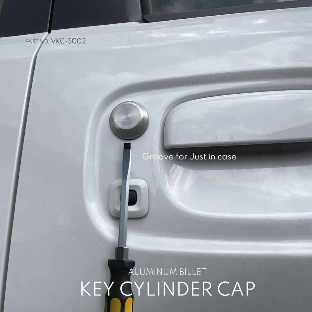 FULL BILLET KEY CYLINDER CAP | SUZUKI軽自動車用 EVERY VAN/WAGONなど