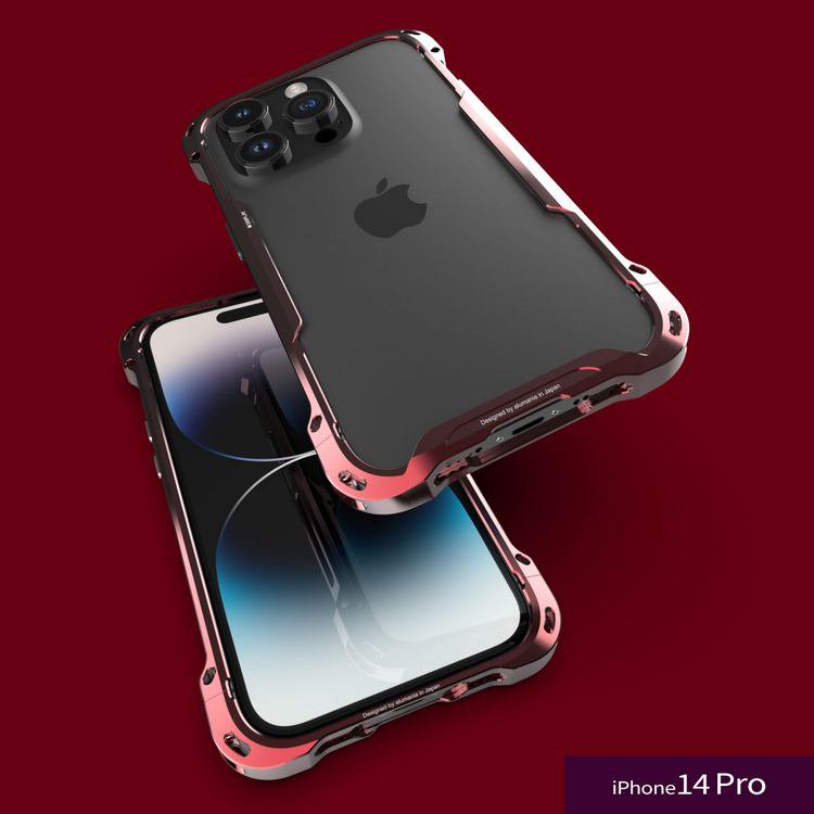 alumania/ アルミフルビレットバンパー EDGE LINE-Bumper for apple: iPhone14 Pro