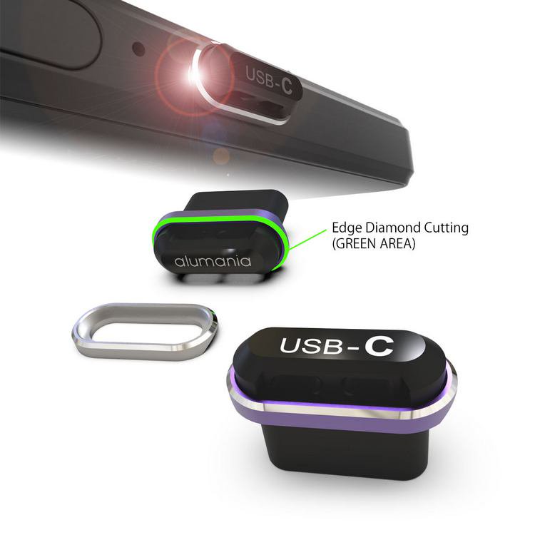 usb type-c キャップ 販売 アルミ