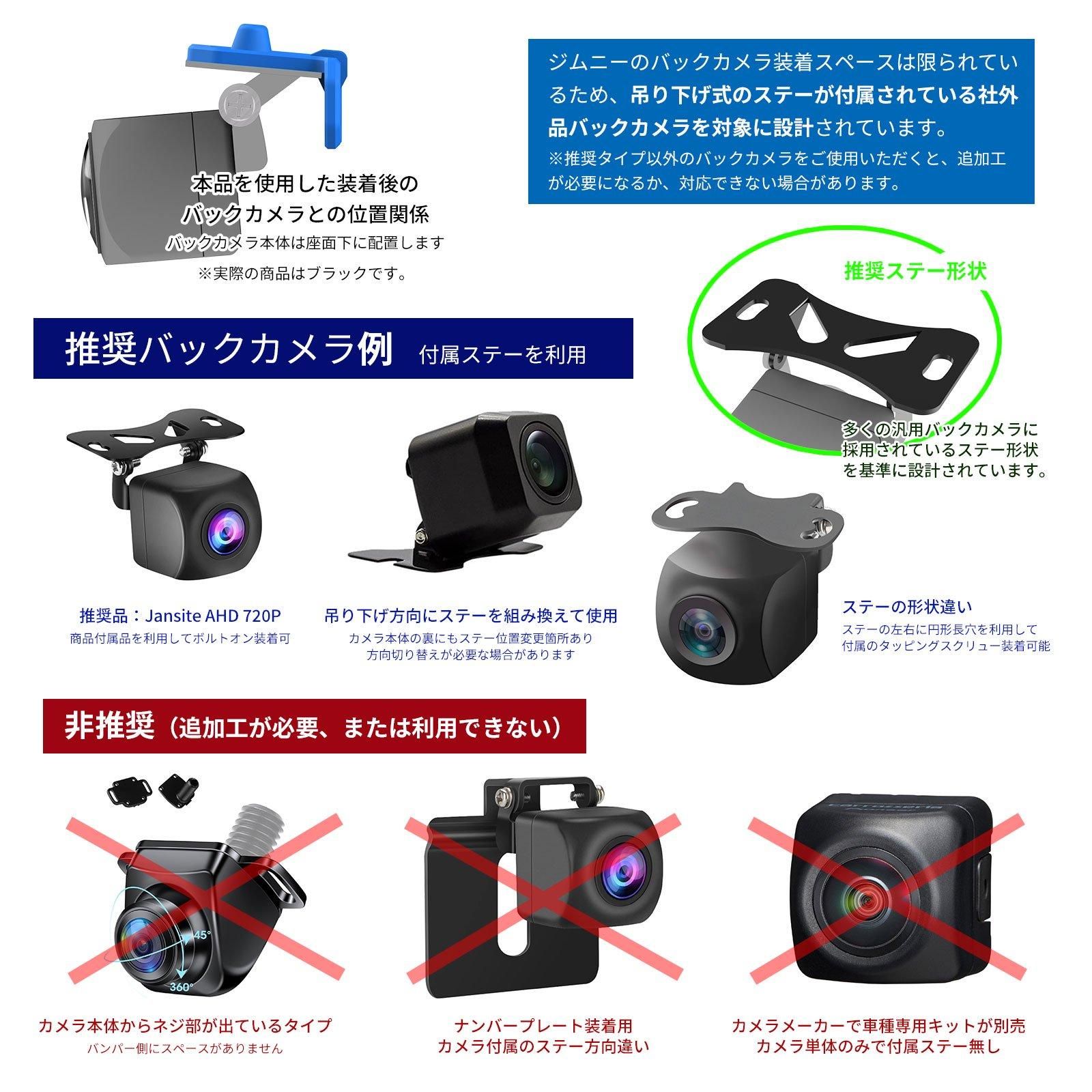  BACK CAMERA STAY BASE SET for JB JIMNY, SIERRA, NOMADEξʲ
