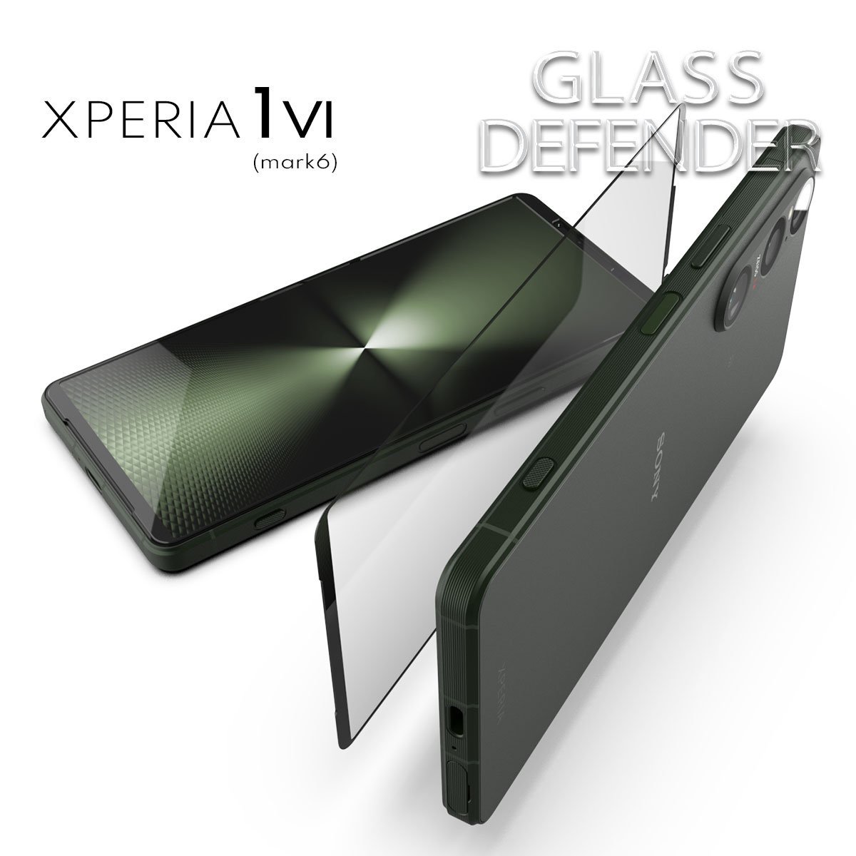 <img class='new_mark_img1' src='https://img.shop-pro.jp/img/new/icons1.gif' style='border:none;display:inline;margin:0px;padding:0px;width:auto;' />1 set GLASS DEFENDER for XPERIA 1 VI 1mk6 (ʵ巿-2.5D)