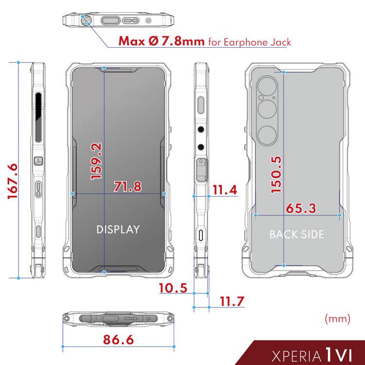 <img class='new_mark_img1' src='https://img.shop-pro.jp/img/new/icons1.gif' style='border:none;display:inline;margin:0px;padding:0px;width:auto;' />EDGE LINE for XPERIA 1 VI (󡦥ޡå) SO-51E, XQ-EC44, au, softbank