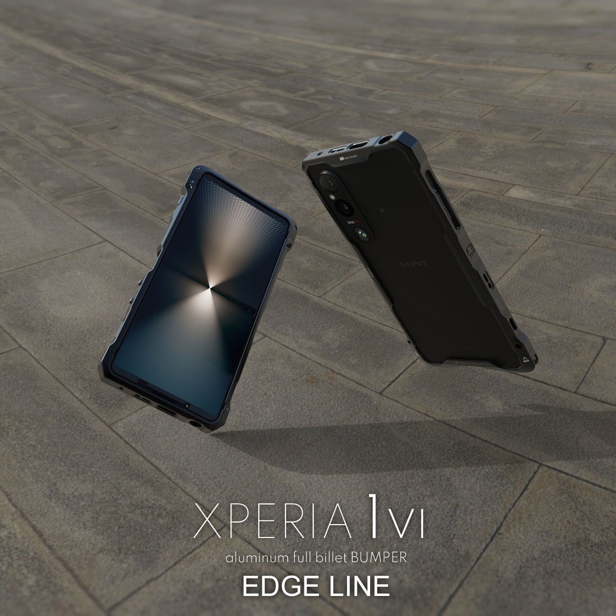 EDGE LINE for SONY: XPERIA 1 VI (1mark6) アルミフルビレット保護バンパーケース | alumania STORE