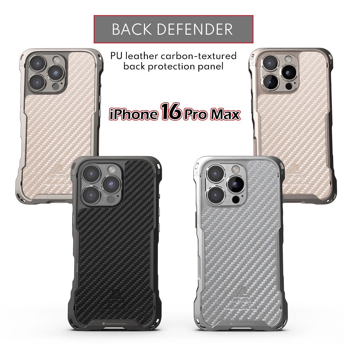 <img class='new_mark_img1' src='https://img.shop-pro.jp/img/new/icons1.gif' style='border:none;display:inline;margin:0px;padding:0px;width:auto;' />OPTIONBACK DEFENDER for iPhone16 Pro Max