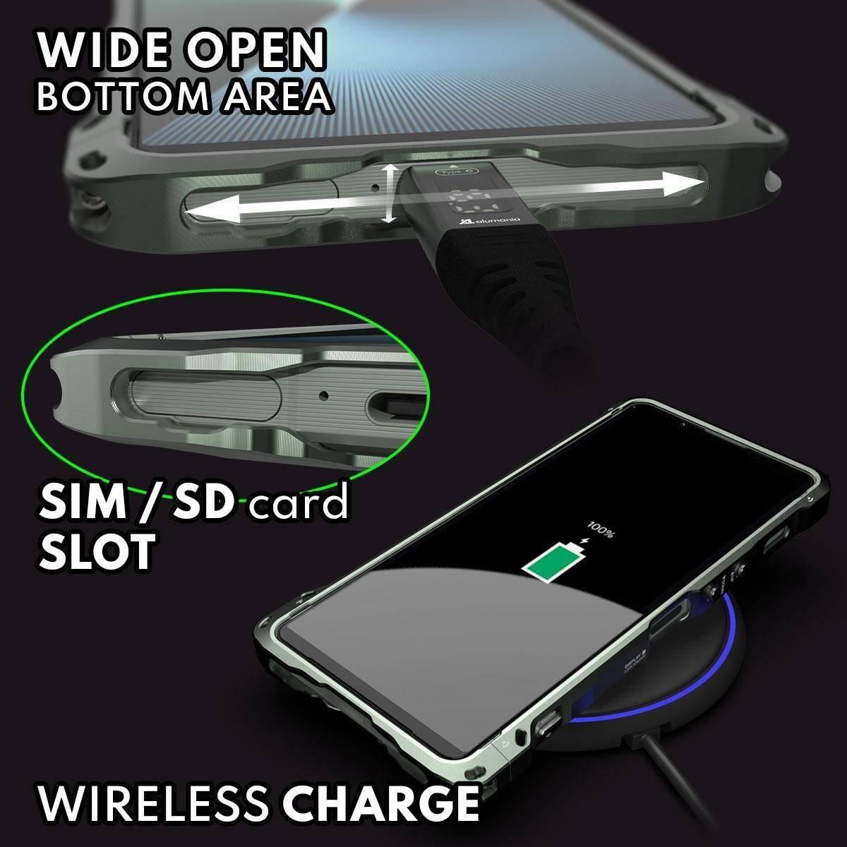 EDGE LINE for XPERIA 1 VII (1mark7) アルミフルビレット保護