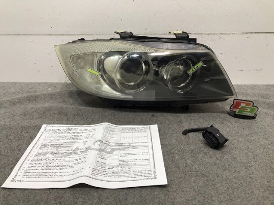 3シリーズ E90 純正 前期 右ヘッドライト/ランプ キセノン HID 63.11-6 942 740.9 BMW(108941)