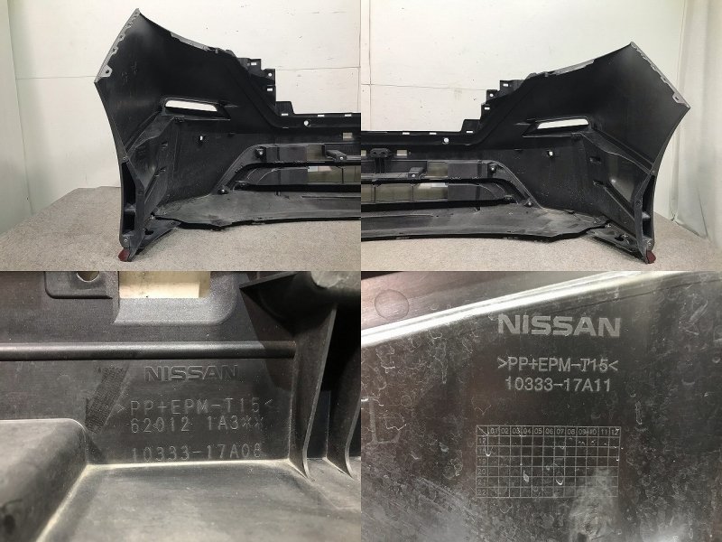 セレナ NISMO/ニスモ C27/GC27/GFC27/GNC27/GFNC27 純正 前期 フロントバンパー 62012 1A3**  ダークメタルグレー カラーNo.KAD(110762)