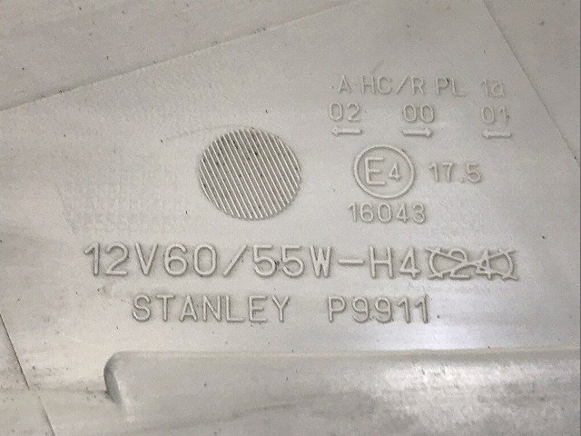 ホンダ N-BOX スタンダード系 JF1 右ヘッドライト STANLEY P9911 ハロゲン 刻印:L 後期 [G-10127]