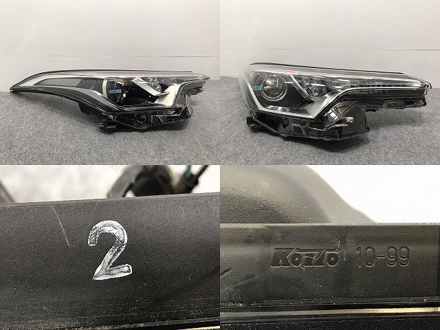 C-HR/CHR ZYX10/ZYX11/NGX50/NGX10 純正 前期 右 ヘッドライト/ランプ ハロゲン 刻印2 KOITO 10-99  トヨタ(126582)