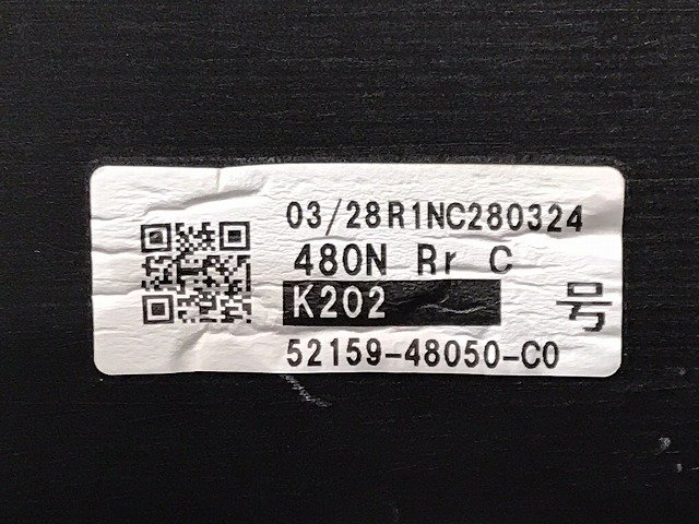 ハリアー 30/ACU30W/ACU35W/MCU30W/MCU35W/MCU31W/MCU36W 純正 リア バンパー 52159-48050  ブラック 202 トヨタ(127735)