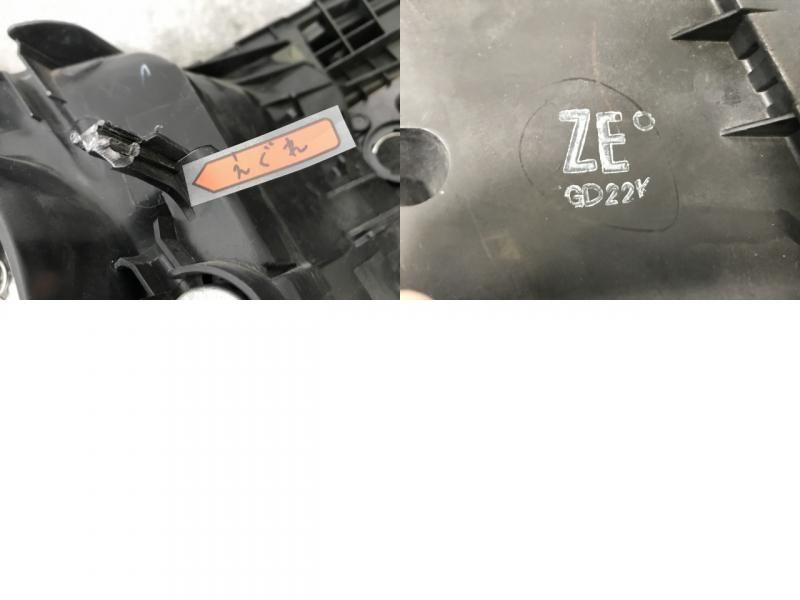 キューブ Z12/NZ12 純正 左 ヘッドライト/ランプ キセノン HID AFS無