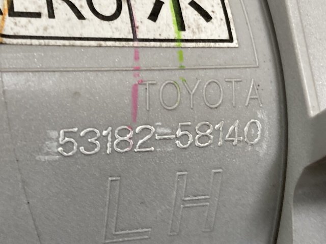 新車外し!ヴェルファイア 30系/AGH30W/AGH35W/GGH30W/GGH35W/AYH30W 純正 左ヘッドランプガーニッシュ  53182-58140 ホワイトパール 070(136593)