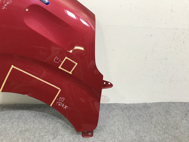 スペーシアカスタム/フレアワゴンカスタムスタイル MK53S/MM53S 純正 右 フロント フェンダー フェニックスレッドパール ZLB  スズキ(137369)