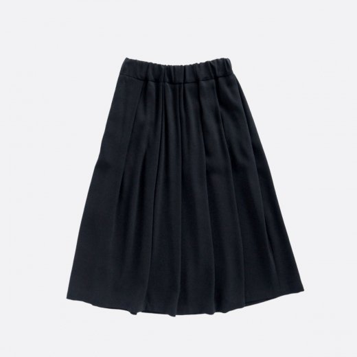 ACETATE & POLYESTER  DOUBLE CLOTH SKIRT 