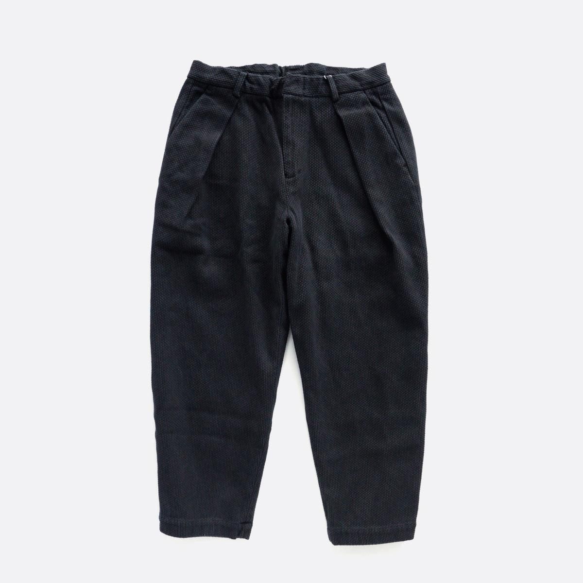 6（roku）19SS GERGETTE TUCK PANTS コバルトブルーレディース