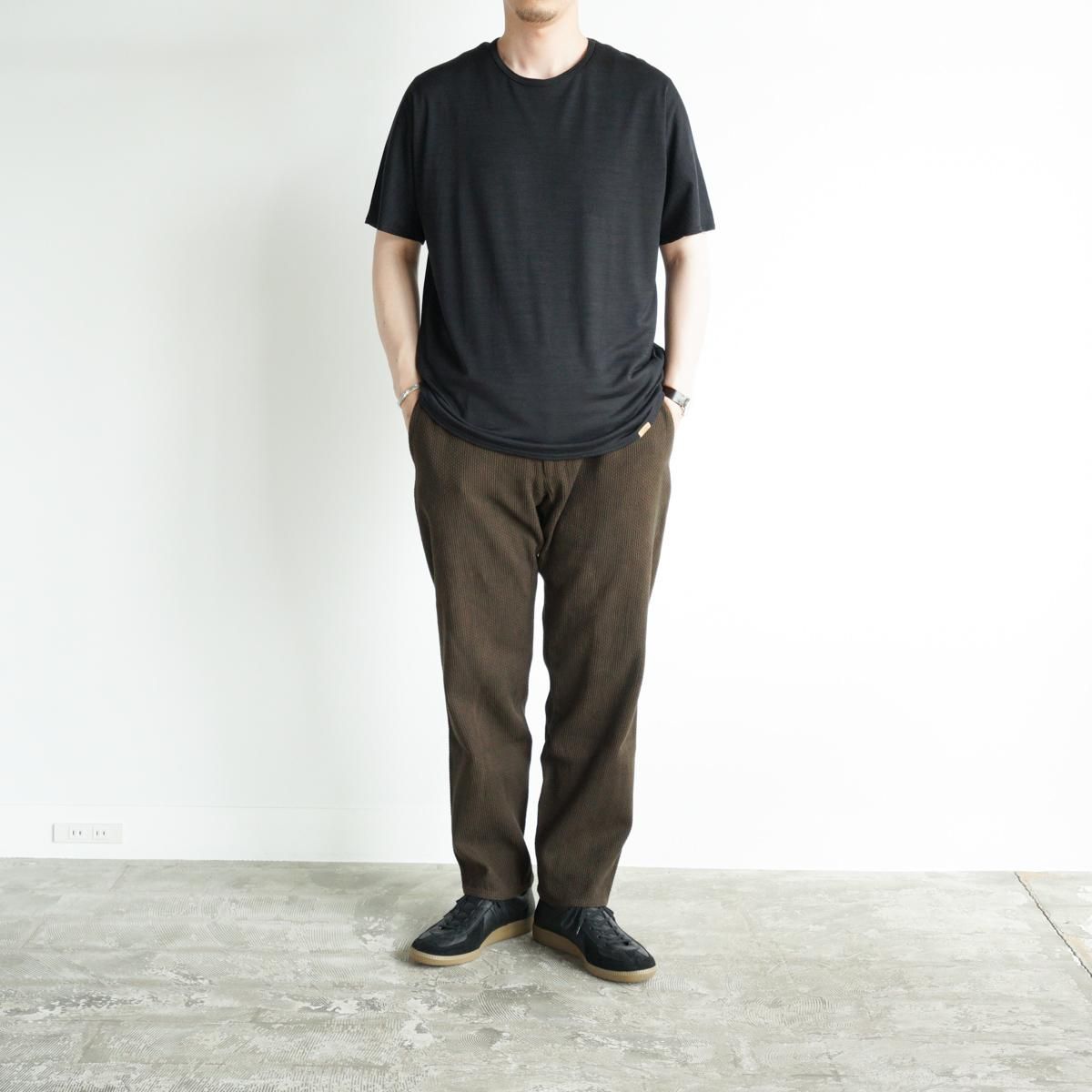 SASHIKO CURVE SLACKS - 香川県高松市のセレクトショップ IHATOVE（イーハトーブ）  A.PRESSE,NEPENTHES,NICENESS,PORTER CLASSIC,WIRROWの通販