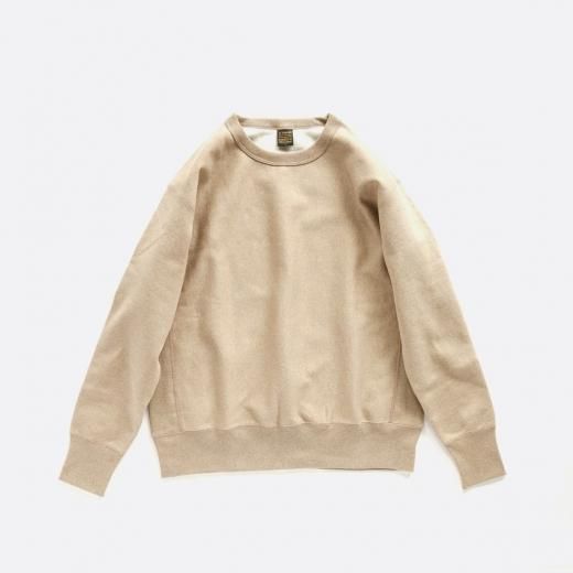 REVERSE CREW SWEAT L/S