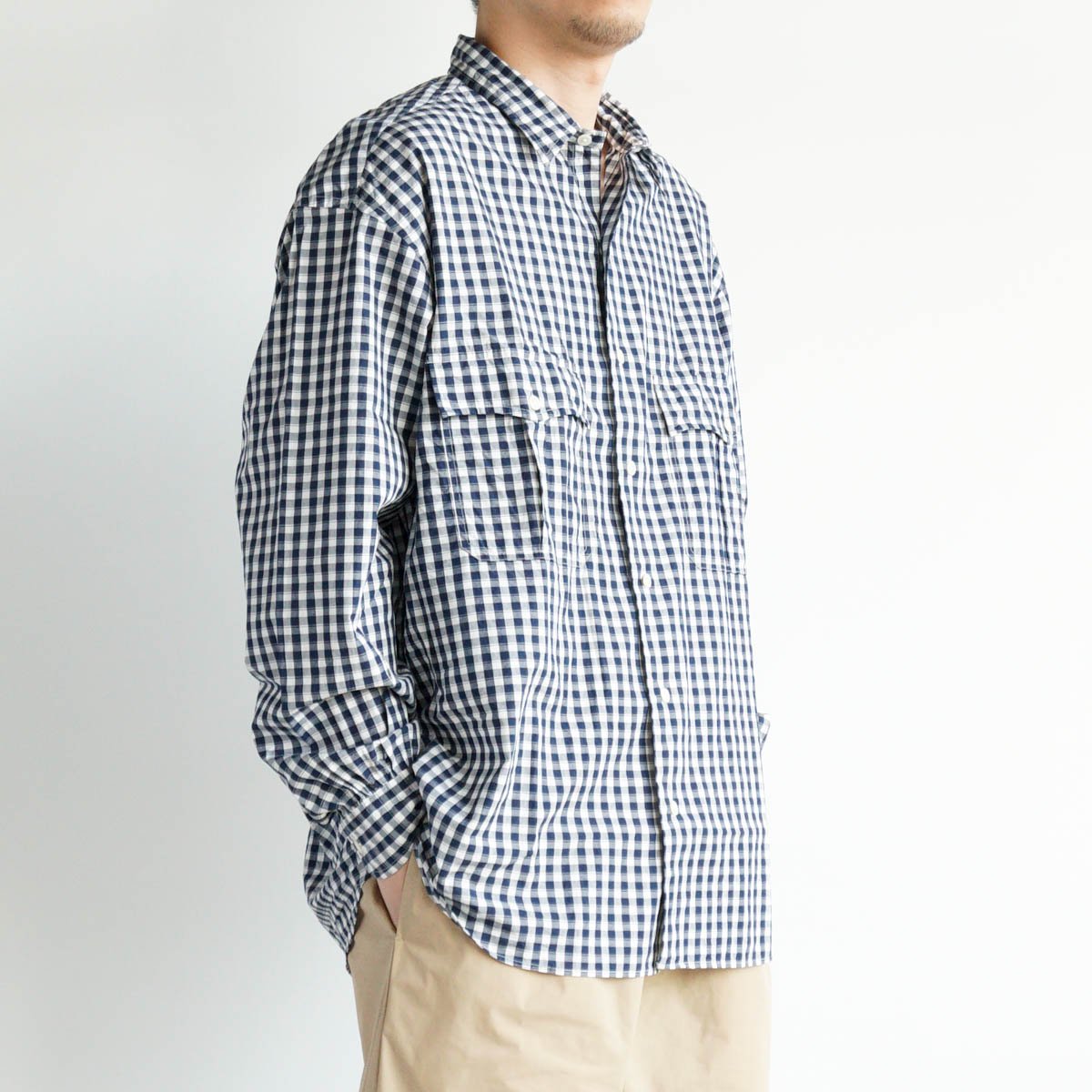 ROLL UP GINGHAM CHECK SHIRT - 香川県高松市のセレクトショップ IHATOVE（イーハトーブ）  A.PRESSE,NEPENTHES,NICENESS,PORTER CLASSIC,WIRROWの通販