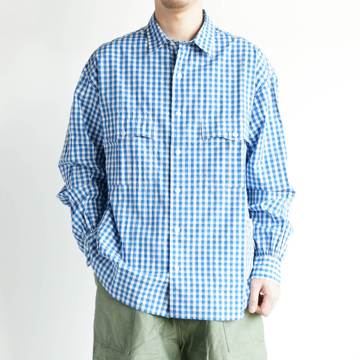 ROLL UP GINGHAM CHECK SHIRT - 香川県高松市のセレクトショップ IHATOVE（イーハトーブ）  A.PRESSE,NEPENTHES,NICENESS,PORTER CLASSIC,WIRROWの通販