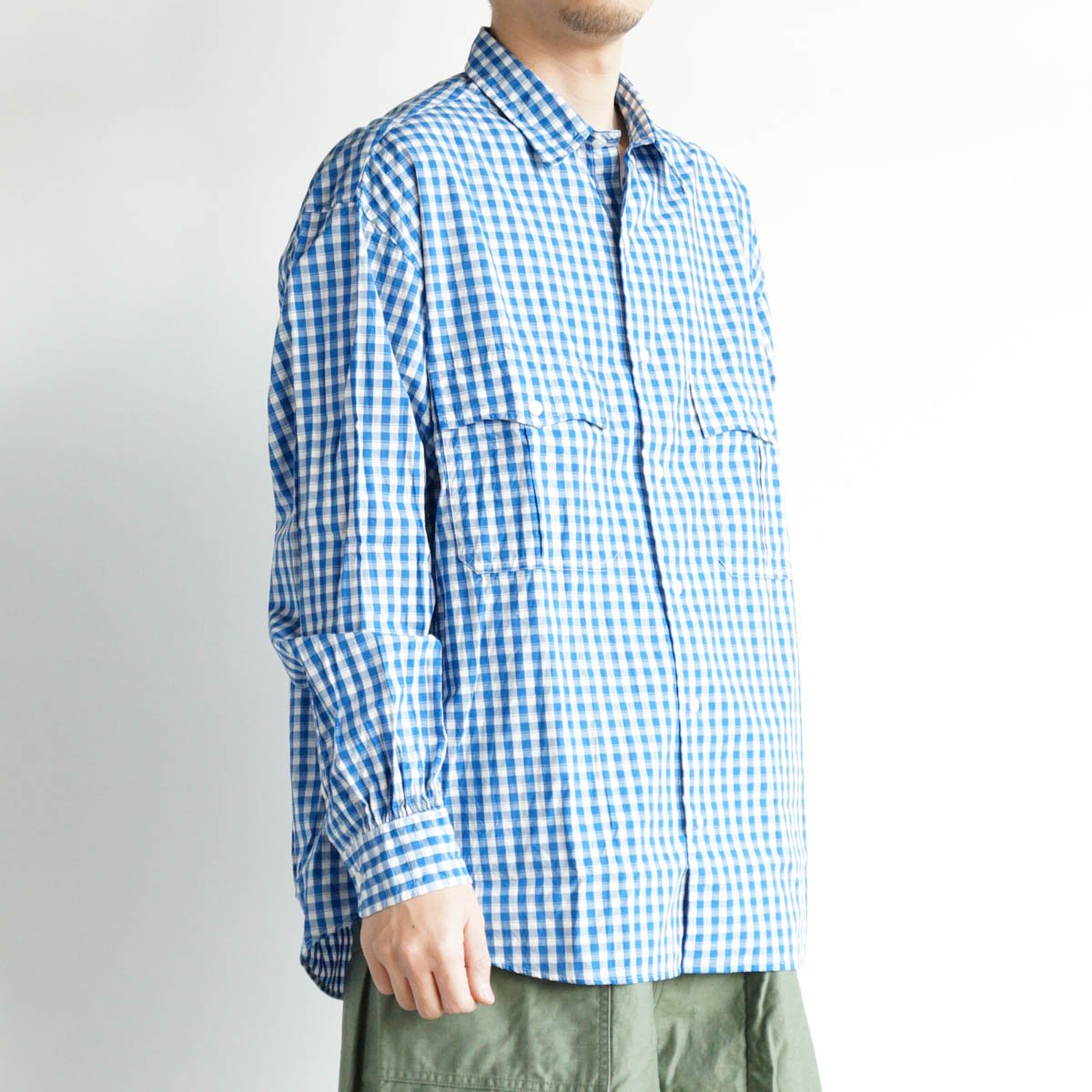 ROLL UP GINGHAM CHECK SHIRT - 香川県高松市のセレクトショップ IHATOVE（イーハトーブ）  A.PRESSE,NEPENTHES,NICENESS,PORTER CLASSIC,WIRROWの通販