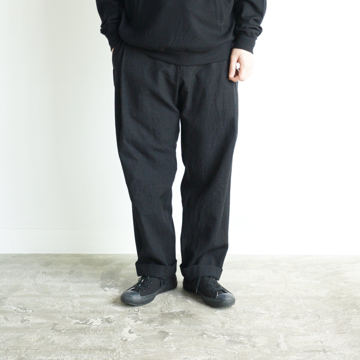 サイズL！COLINA W-TUCK PANTS / WASHABLE WOOLの+bonfanti.com.br