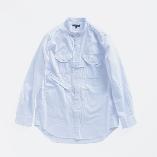 <img class='new_mark_img1' src='https://img.shop-pro.jp/img/new/icons39.gif' style='border:none;display:inline;margin:0px;padding:0px;width:auto;' />BANDED COLLAR SHIRT - COTTON NANO TWILL