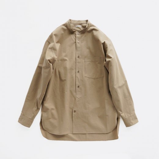 <img class='new_mark_img1' src='https://img.shop-pro.jp/img/new/icons39.gif' style='border:none;display:inline;margin:0px;padding:0px;width:auto;' />OVERLAID BAND COLLAR SHIRT