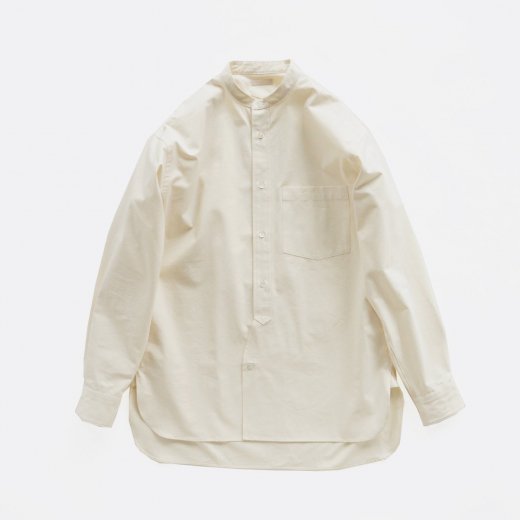 <img class='new_mark_img1' src='https://img.shop-pro.jp/img/new/icons39.gif' style='border:none;display:inline;margin:0px;padding:0px;width:auto;' />OVERLAID BAND COLLAR SHIRT