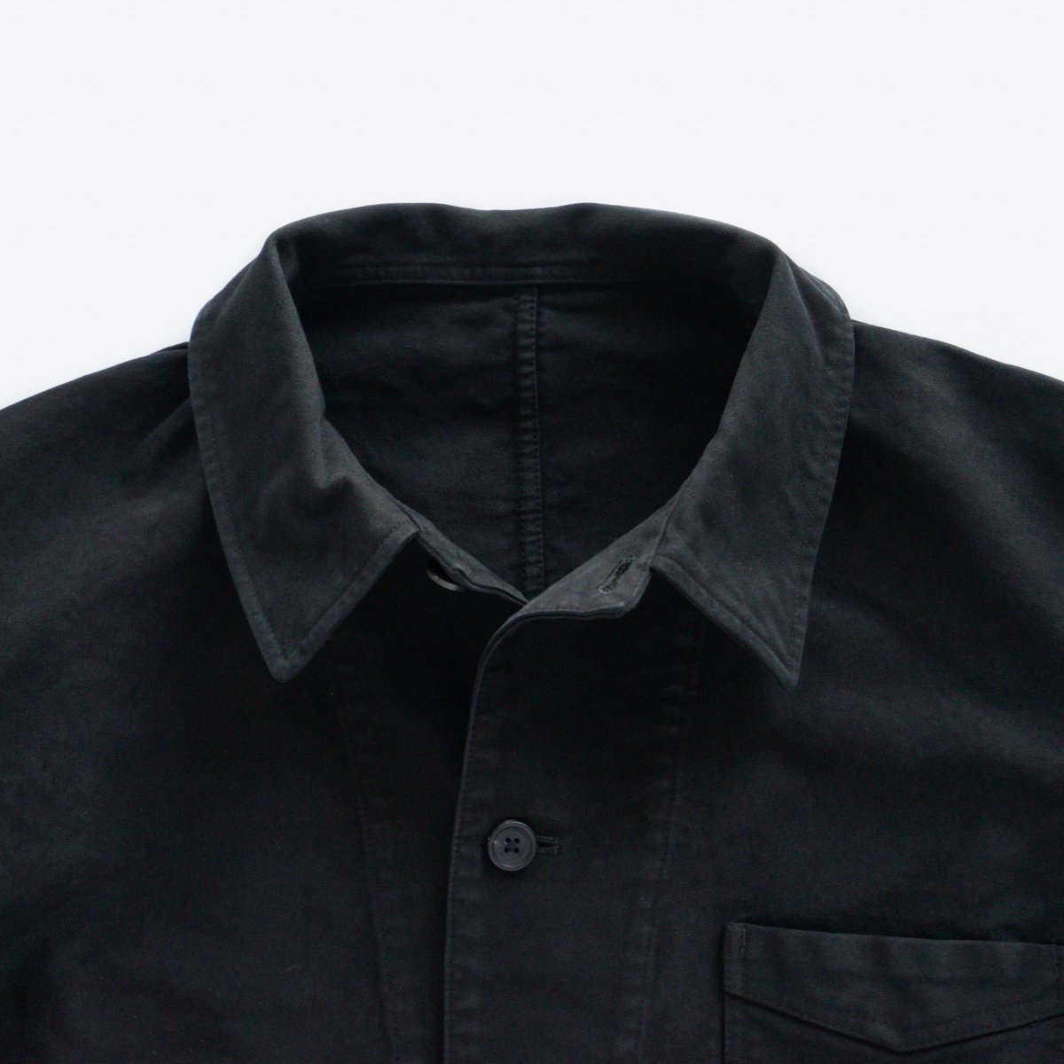 BLACK MOLESKIN COVERALL JACKET - 香川県高松市のセレクトショップ IHATOVE（イーハトーブ）  A.PRESSE,NEPENTHES,NICENESS,PORTER CLASSIC,WIRROWの通販