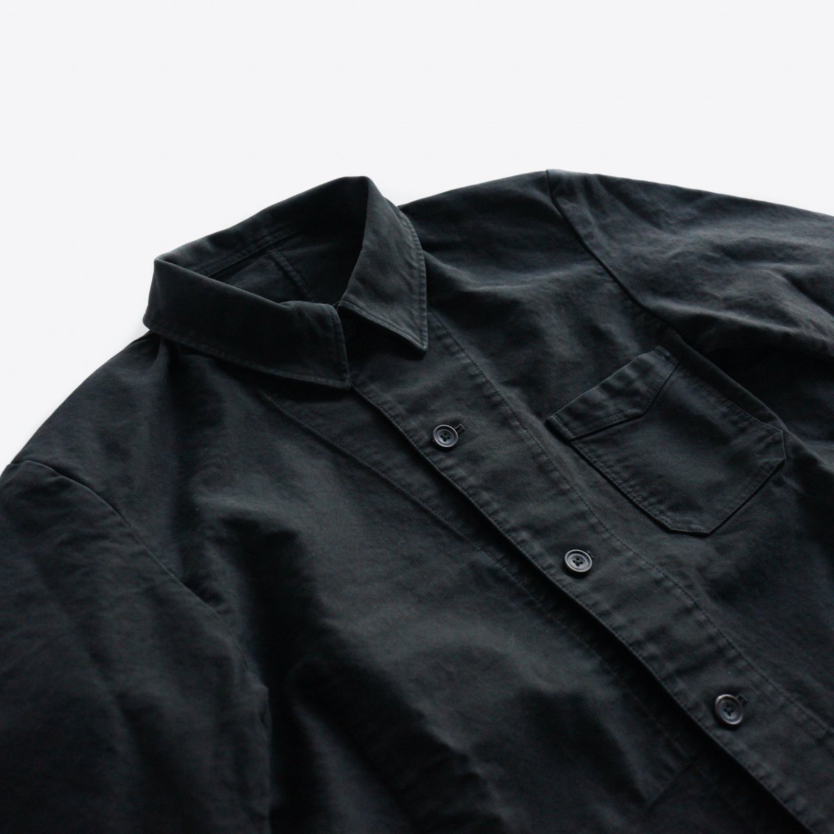 BLACK MOLESKIN COVERALL JACKET - 香川県高松市のセレクトショップ IHATOVE（イーハトーブ）  A.PRESSE,NEPENTHES,NICENESS,PORTER CLASSIC,WIRROWの通販