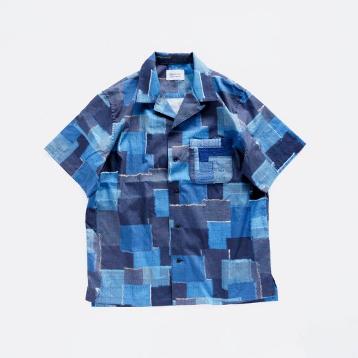 <img class='new_mark_img1' src='https://img.shop-pro.jp/img/new/icons39.gif' style='border:none;display:inline;margin:0px;padding:0px;width:auto;' />S/S PATCHWORK SHIRT