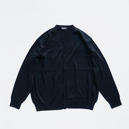 SILK COTTON KNIT CARDIGAN