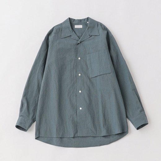 <img class='new_mark_img1' src='https://img.shop-pro.jp/img/new/icons1.gif' style='border:none;display:inline;margin:0px;padding:0px;width:auto;' />COTTON SILK RAMIE CHECK  OPEN COLLAR OVER SHIRT