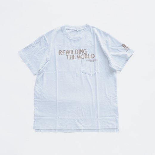 <img class='new_mark_img1' src='https://img.shop-pro.jp/img/new/icons39.gif' style='border:none;display:inline;margin:0px;padding:0px;width:auto;' />PRINTED CROSS CREW NECK T-SHIRT - REWILDING