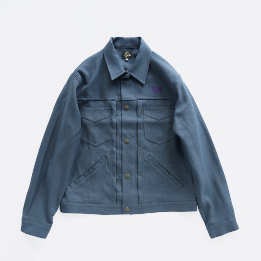 <img class='new_mark_img1' src='https://img.shop-pro.jp/img/new/icons1.gif' style='border:none;display:inline;margin:0px;padding:0px;width:auto;' />PENNY JEAN JACKET - POLY TWILL
