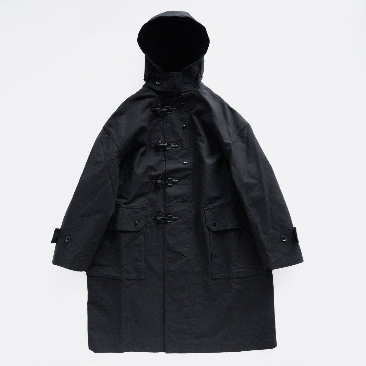 OVERSIZED FIREMAN DUFFLE COAT - COTTON DOUBLE CLOTH - 香川県高松市