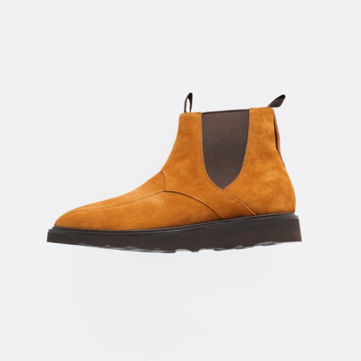 SQUARE TOE CHELSEA BOOT - SUEDE 