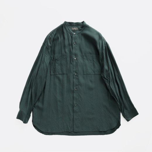<img class='new_mark_img1' src='https://img.shop-pro.jp/img/new/icons1.gif' style='border:none;display:inline;margin:0px;padding:0px;width:auto;' />CUPRO COTTON STAND COLLAR SHIRT