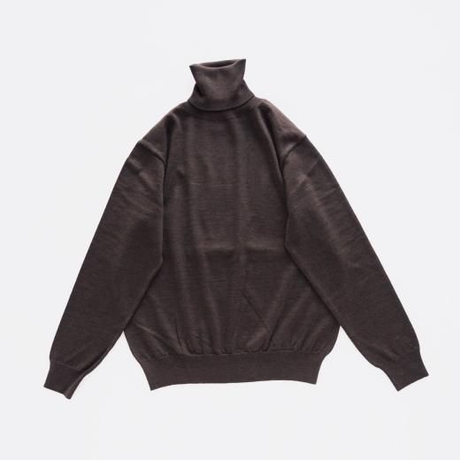 TURTLE NECK KNIT PULLOVER