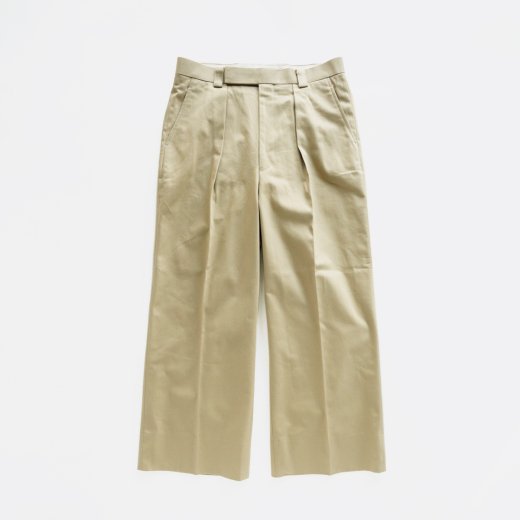 <img class='new_mark_img1' src='https://img.shop-pro.jp/img/new/icons1.gif' style='border:none;display:inline;margin:0px;padding:0px;width:auto;' />FRENCH ARMY CHINO 1-TUCK BAGGY SLACKS