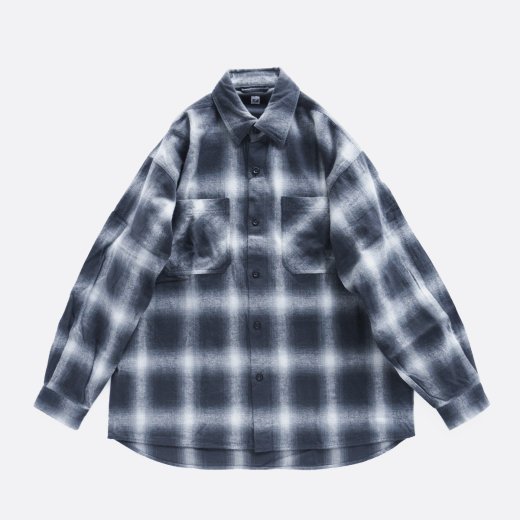 <img class='new_mark_img1' src='https://img.shop-pro.jp/img/new/icons1.gif' style='border:none;display:inline;margin:0px;padding:0px;width:auto;' />OMBRE CHECK FLANNEL SHIRTS