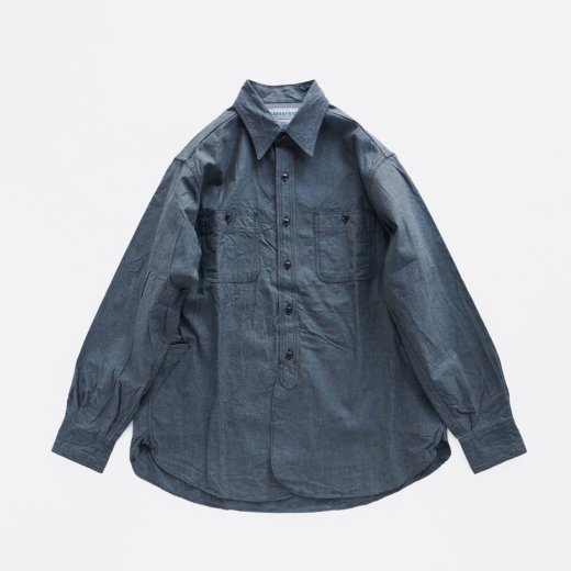<img class='new_mark_img1' src='https://img.shop-pro.jp/img/new/icons1.gif' style='border:none;display:inline;margin:0px;padding:0px;width:auto;' />GARDENING AT NIGHT SHIRT 6oz CHAMBRAY