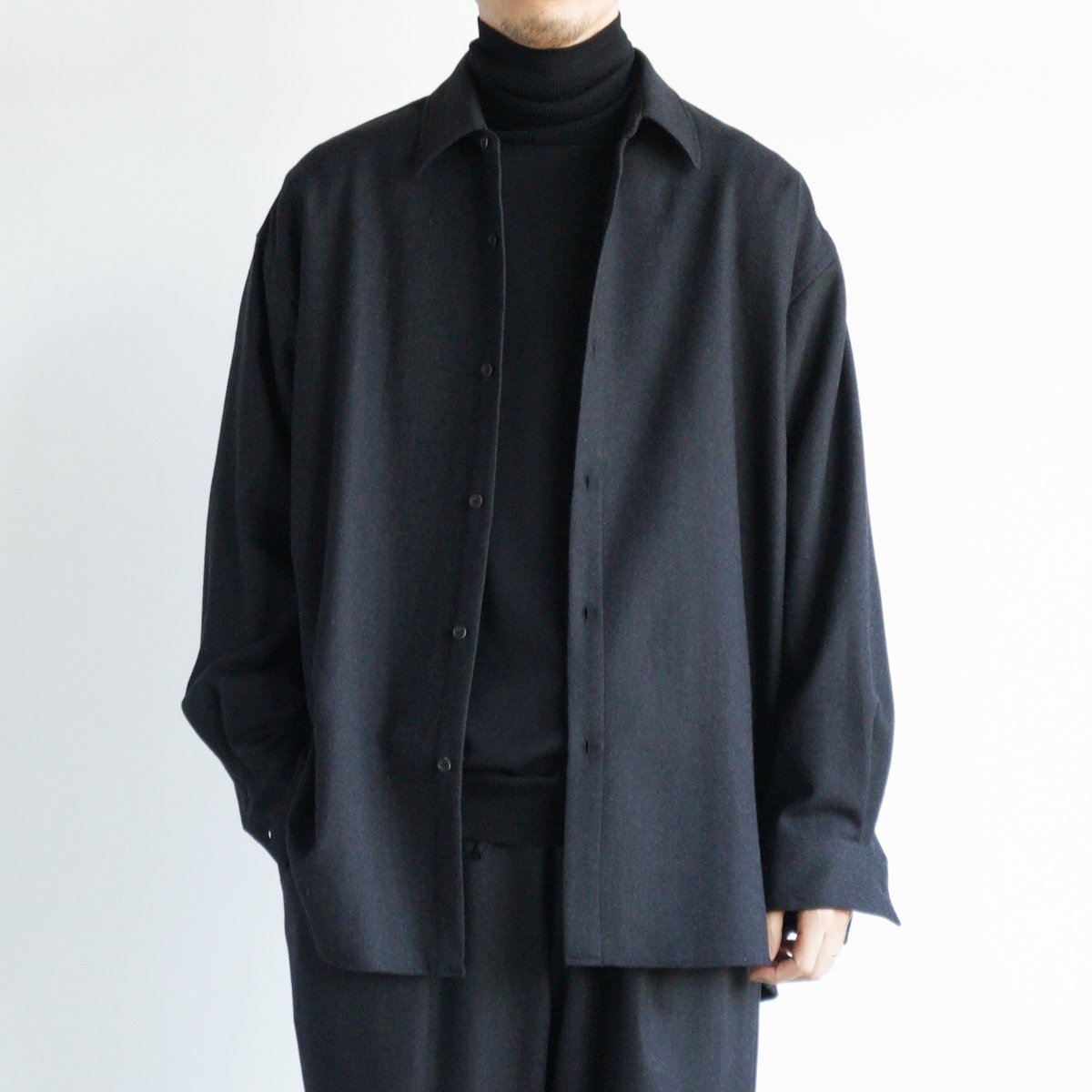 BOTANY WOOL REGULAR COLLAR SHIRT - 香川県高松市のセレクトショップ IHATOVE（イーハトーブ）  A.PRESSE,NEPENTHES,NICENESS,PORTER CLASSIC,WIRROWの通販