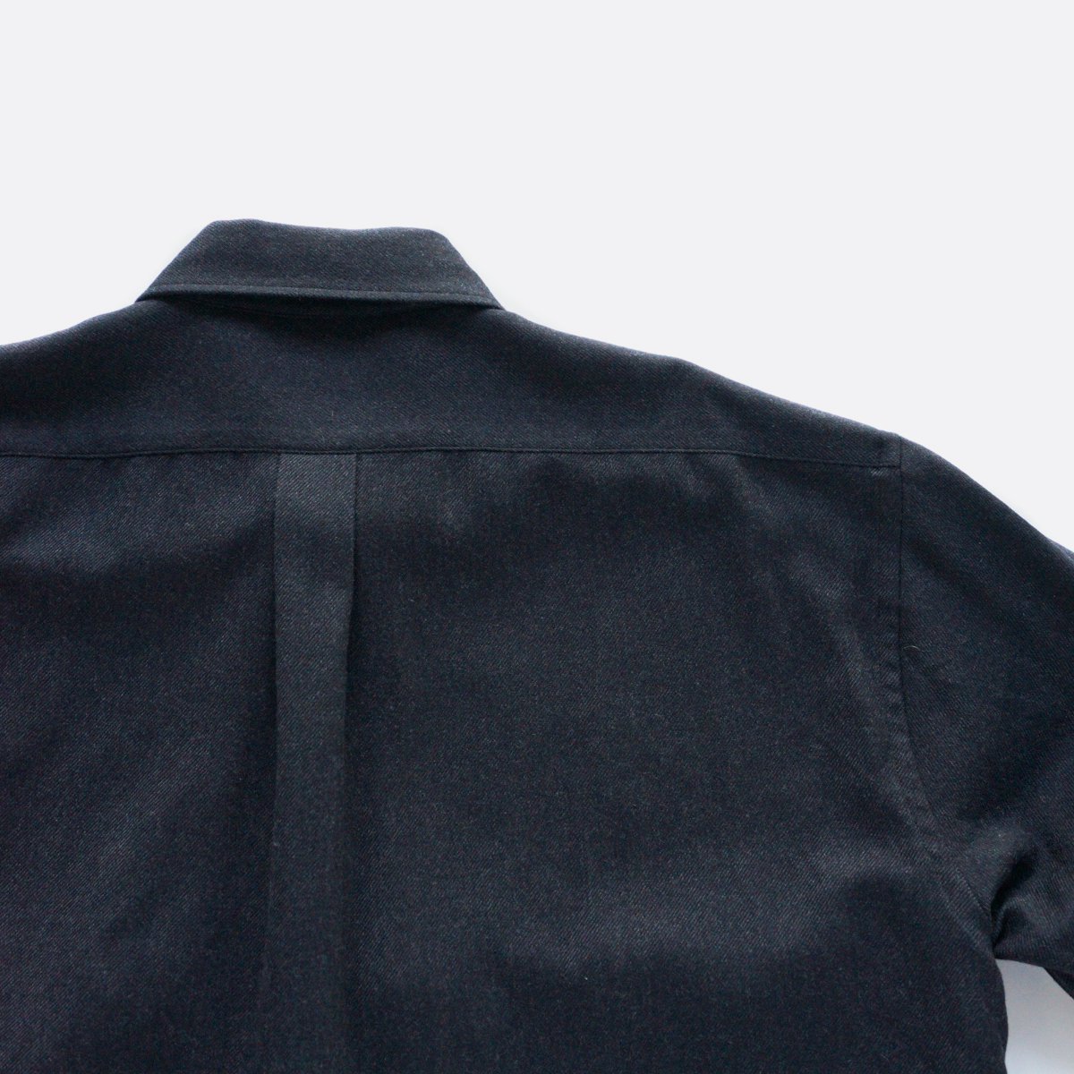 wirrow BOTANY WOOL REGULAR COLLAR SHIRT - シャツ